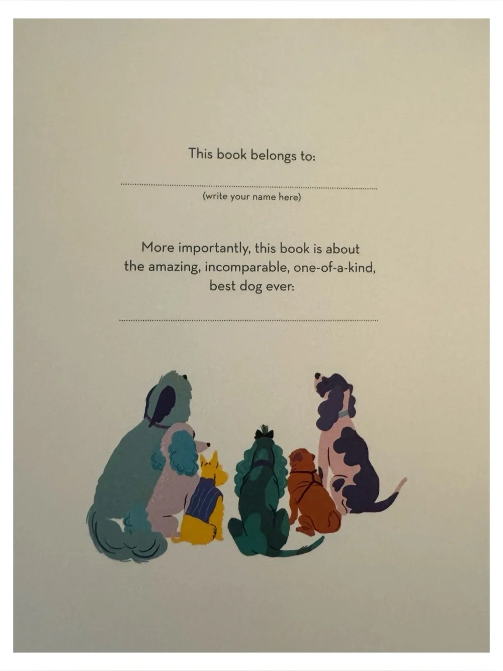 🆕 The Very Best Dog: My Life Story as Told by My Human - Hardback Keepsake Book